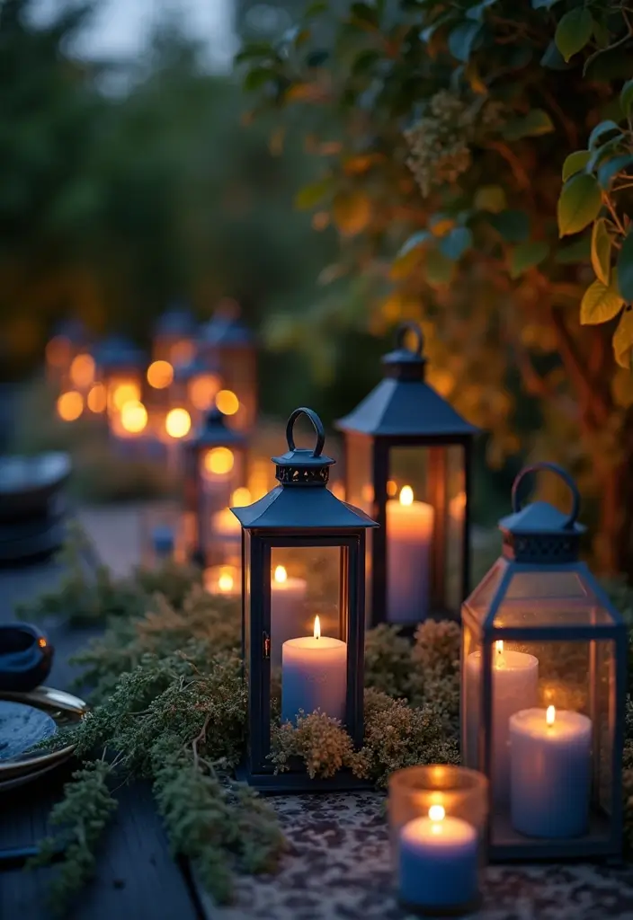 27 Paris-Themed Candle and Lamp Decor Ideas for Romantic Rooms 59 27 Paris-Themed Candle and Lamp Decor Ideas for Romantic Rooms - 19. Candlelit Outdoor Spaces