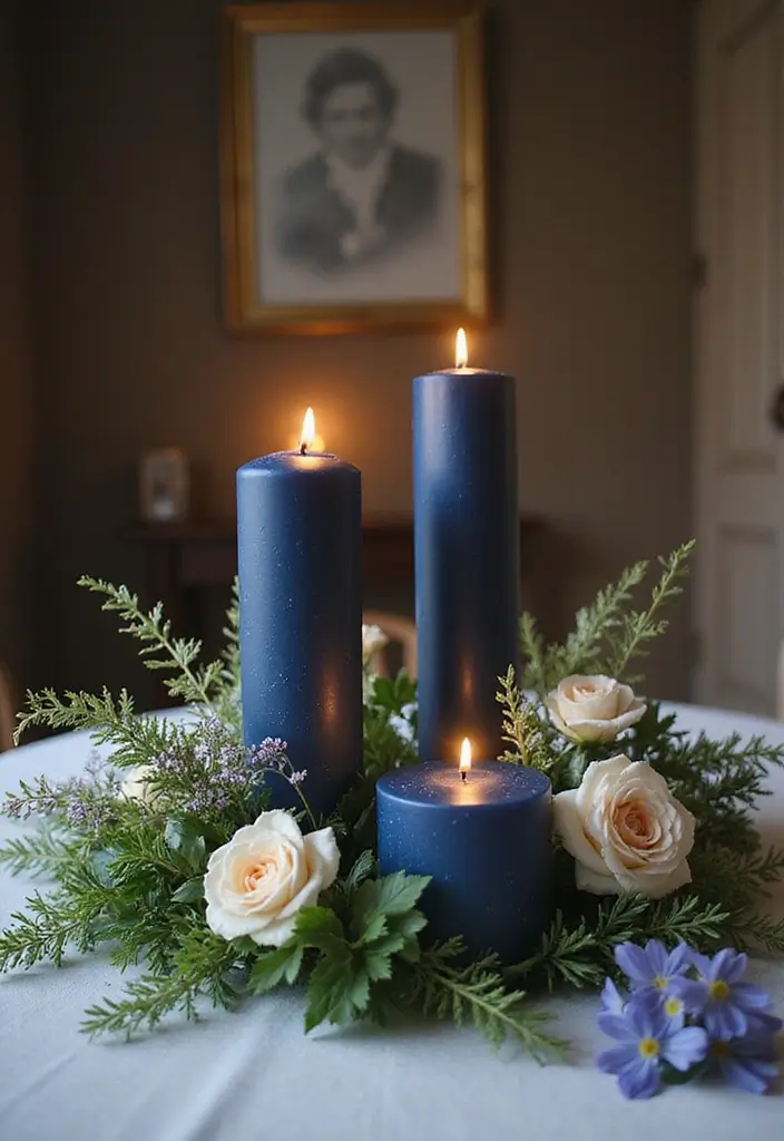 27 Paris-Themed Candle and Lamp Decor Ideas for Romantic Rooms 63 27 Paris-Themed Candle and Lamp Decor Ideas for Romantic Rooms - 21. Elegant Candle Displays with Flowers