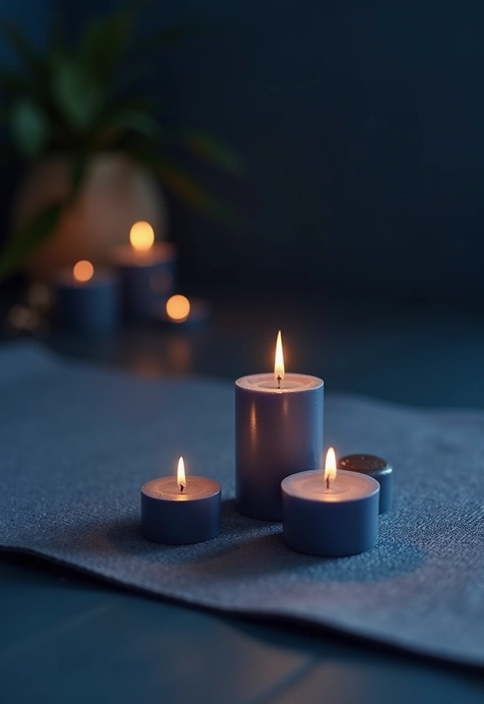 27 Paris-Themed Candle and Lamp Decor Ideas for Romantic Rooms 81 27 Paris-Themed Candle and Lamp Decor Ideas for Romantic Rooms - 25. Romantic Candlelight Yoga