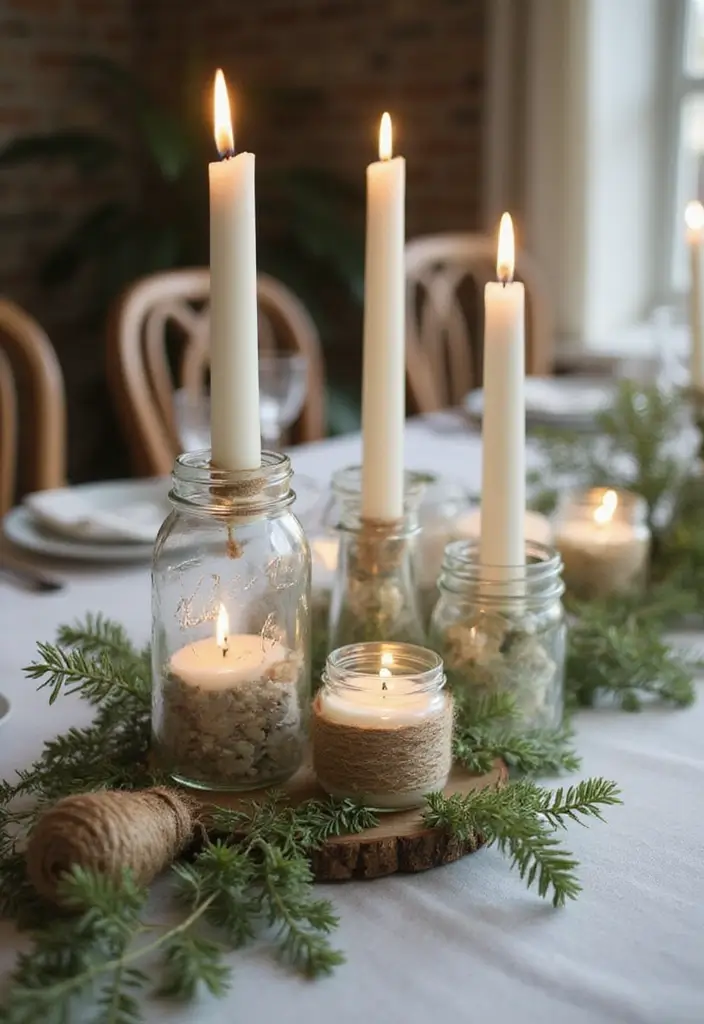 27 Valentine Candle Decor Ideas and Easy DIY Inspirations 30 27 Valentine Candle Decor Ideas and Easy DIY Inspirations - 8. Eco-Friendly Candle Decor