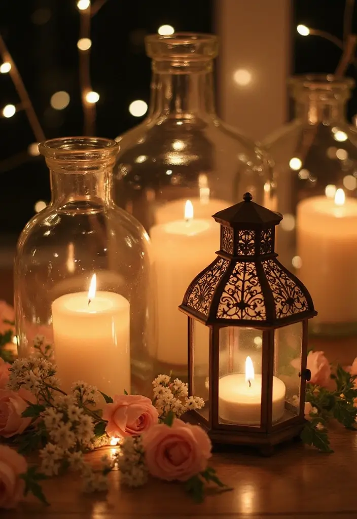 28 Candle Holder Decor Ideas for Every Style of Home 1 28 Candle Holder Decor Ideas for Every Style of Home - 1. Romantic Glass Lanterns