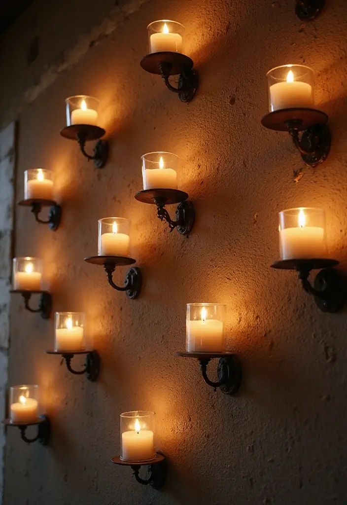 28 Candle Holder Decor Ideas for Every Style of Home 32 28 Candle Holder Decor Ideas for Every Style of Home - 18. Candle Holders as Wall Art