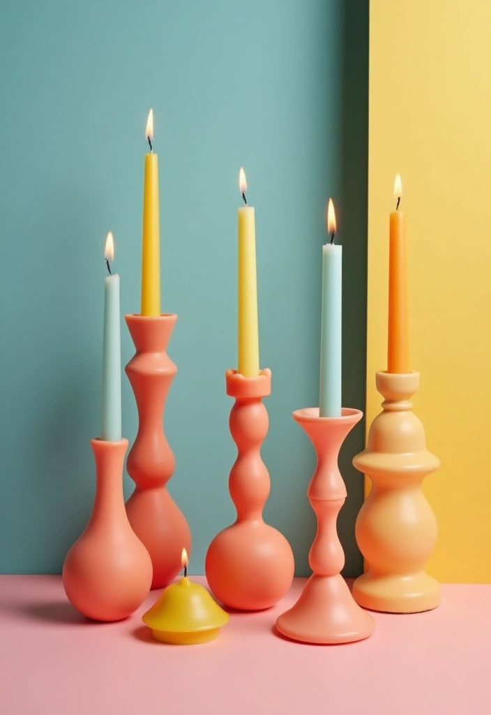 28 Candle Holder Decor Ideas for Every Style of Home 71 28 Candle Holder Decor Ideas for Every Style of Home - 27. Candle Holders with Unique Shapes
