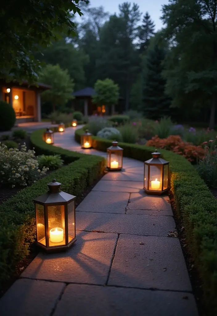 28 Home Decor Ideas with Candle Lanterns for Cozy Corners 94 28 Home Decor Ideas with Candle Lanterns for Cozy Corners - 26. Lanterns as Garden Highlights