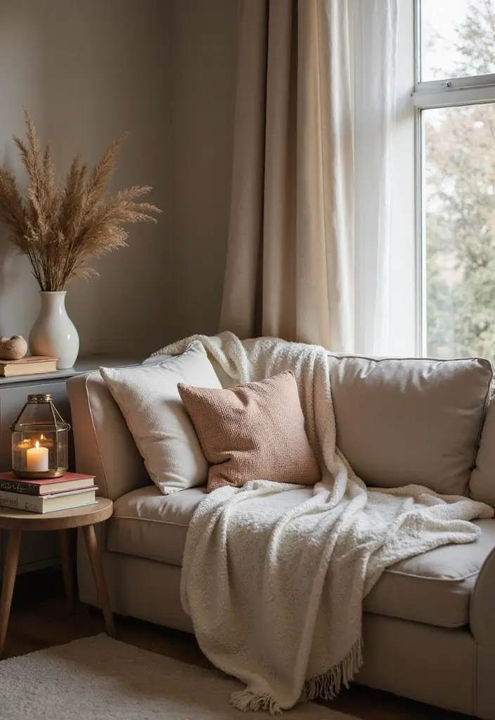 28 Home Decor Ideas with Candle Lanterns for Cozy Corners 13 28 Home Decor Ideas with Candle Lanterns for Cozy Corners - 3. Cozy Reading Nook