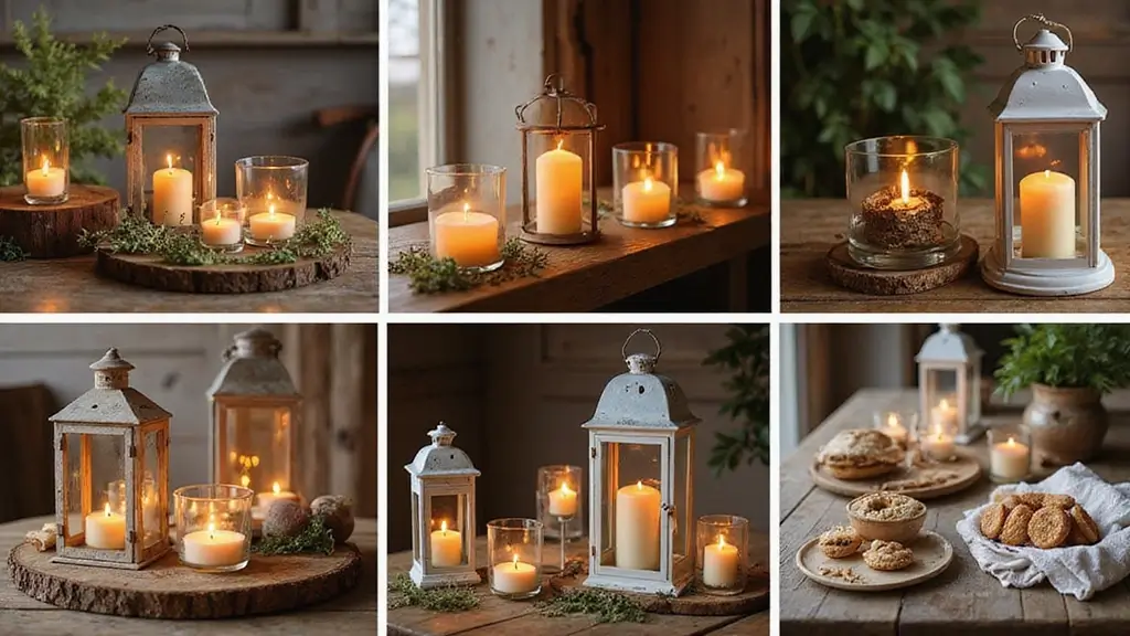 28 Home Decor Ideas with Candle Lanterns for Cozy Corners