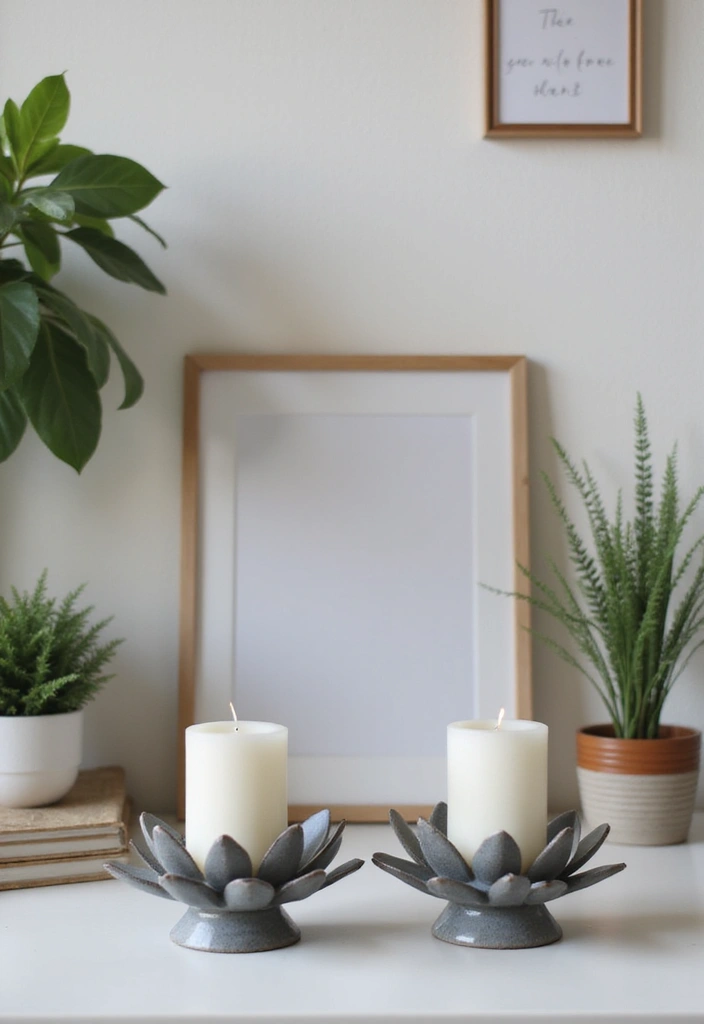 28 Lotus Candle Holder Decor Ideas That Add Serenity 70 28 Lotus Candle Holder Decor Ideas That Add Serenity - 20. Lotus Holders in a Home Office