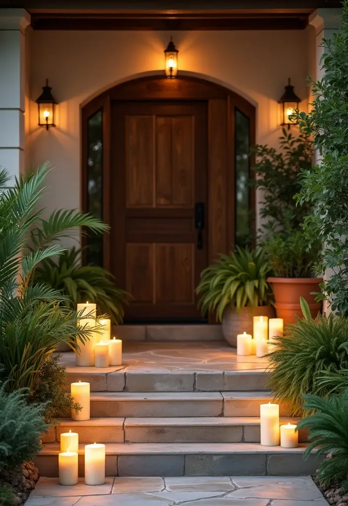 28 Modern Home Decor Ideas with Candles and Plants for Fresh Vibes 72 28 Modern Home Decor Ideas with Candles and Plants for Fresh Vibes - 22. Candle and Plant Arrangements in Entryways