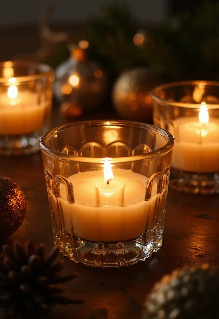 29 Candle Wall Sconce Decor Ideas That Feel Elegant and Cozy 38 29 Candle Wall Sconce Decor Ideas That Feel Elegant and Cozy - 12. Elegant Glass Candle Holders