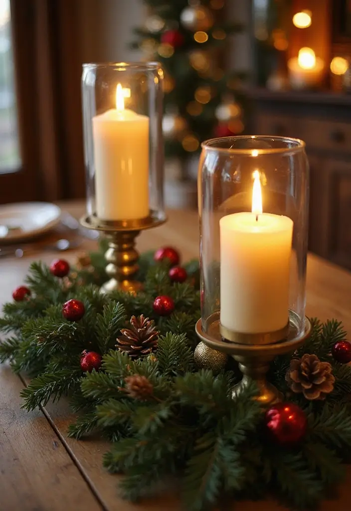 29 Candle Wall Sconce Decor Ideas That Feel Elegant and Cozy 51 29 Candle Wall Sconce Decor Ideas That Feel Elegant and Cozy - 19. Holiday Garland with Candles