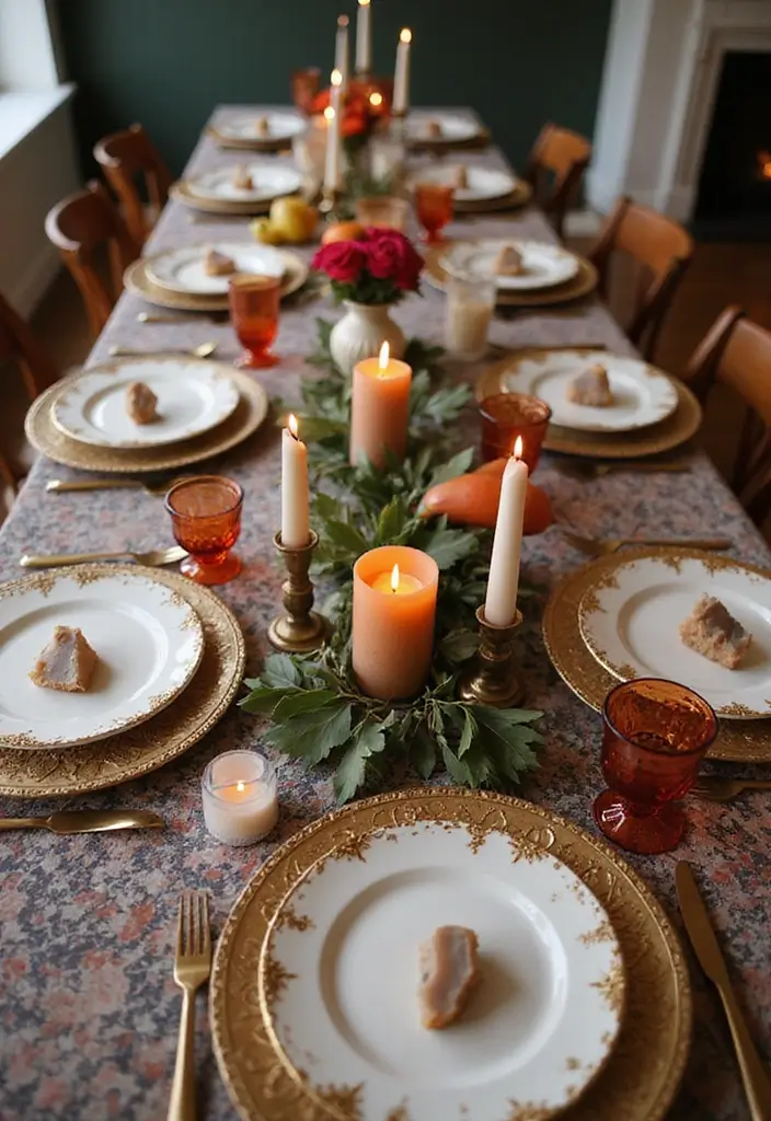 30 Agate Candle Holder Decor Ideas for a Luxurious Look 59 30 Agate Candle Holder Decor Ideas for a Luxurious Look - 23. Artistic Table Design
