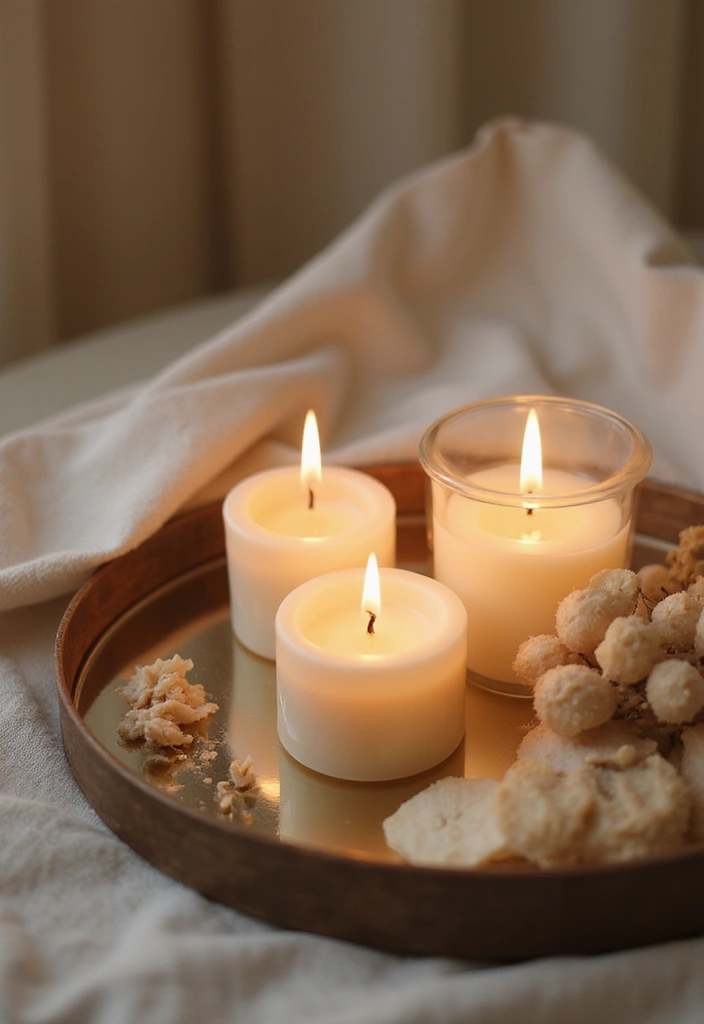 30 Bathroom Candle Decor Ideas for Spa-Like Relaxation 40 30 Bathroom Candle Decor Ideas for Spa-Like Relaxation - 14. Candle Sticks with Mirrors