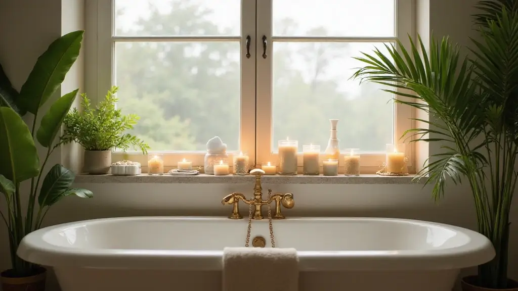 30 Bathroom Candle Decor Ideas for Spa-Like Relaxation