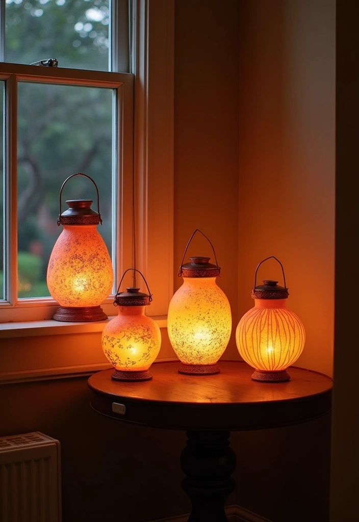 30 Candle Lantern Decor Ideas to Brighten Up Your Living Room 46 30 Candle Lantern Decor Ideas to Brighten Up Your Living Room - 10. Lanterns in Unexpected Places