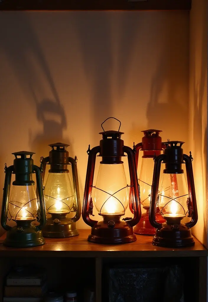 30 Candle Lantern Decor Ideas to Brighten Up Your Living Room 8 30 Candle Lantern Decor Ideas to Brighten Up Your Living Room - 2. Vintage Glass Lanterns