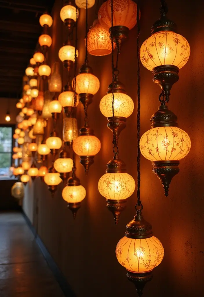 30 Candle Lantern Decor Ideas to Brighten Up Your Living Room 85 30 Candle Lantern Decor Ideas to Brighten Up Your Living Room - 25. Lanterns as Wall Art