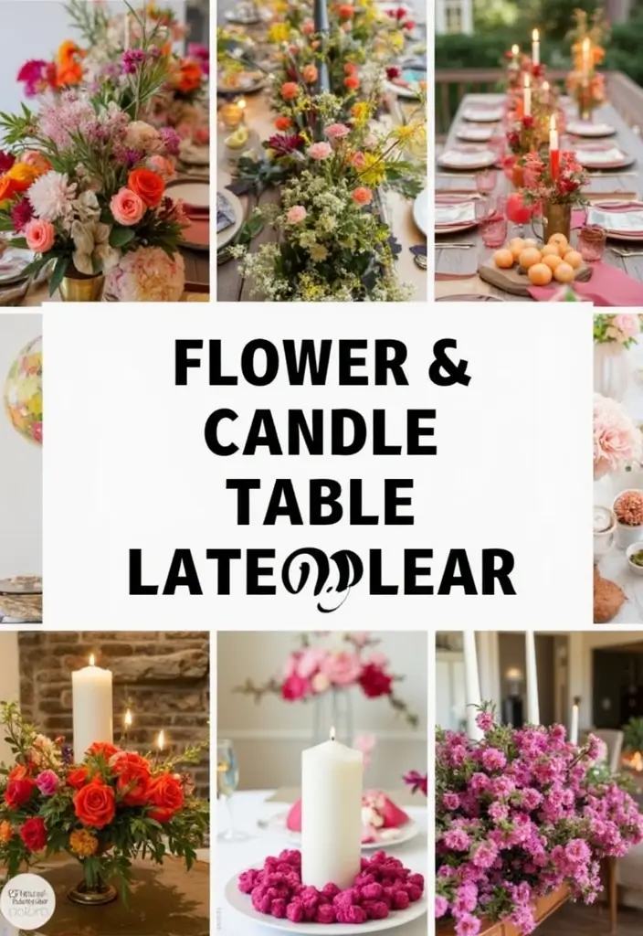 30 Flower and Candle Table Decor Ideas for Romantic Settings 195 30 Flower and Candle Table Decor Ideas for Romantic Settings - Conclusion