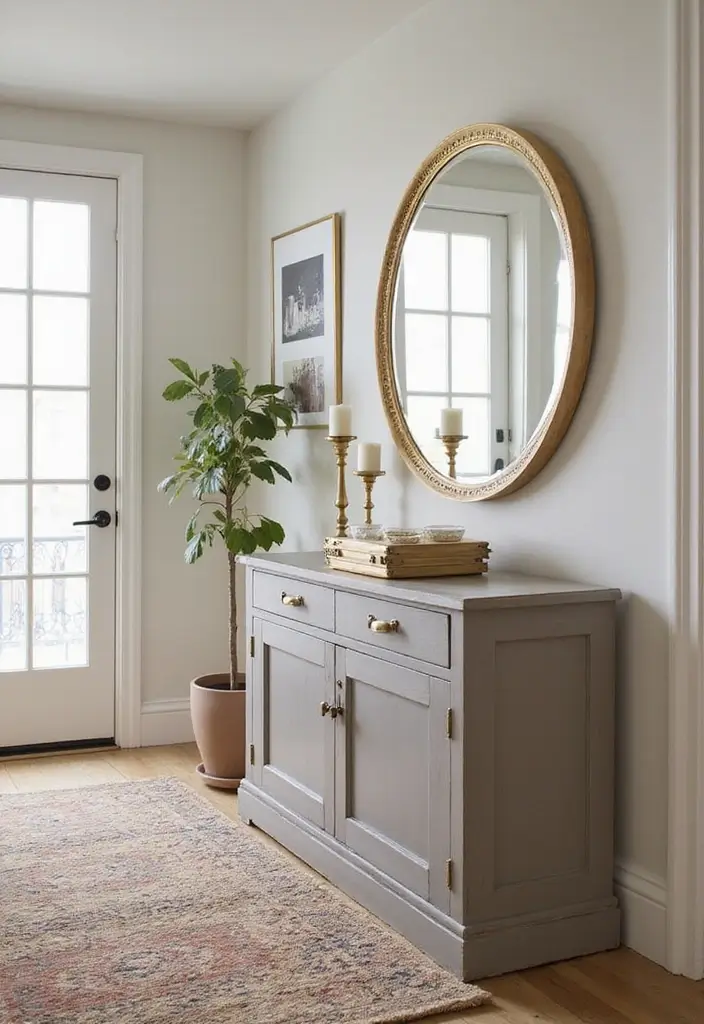 30 Gold Candle Holder Decor Ideas That Shine in Every Space 44 30 Gold Candle Holder Decor Ideas That Shine in Every Space - 20. Gold Candle Holders in the Entryway
