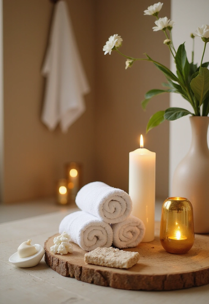 30 Gold Candle Holder Decor Ideas That Shine in Every Space 66 30 Gold Candle Holder Decor Ideas That Shine in Every Space - 24. Crafting a Luxurious Bathroom Ambiance