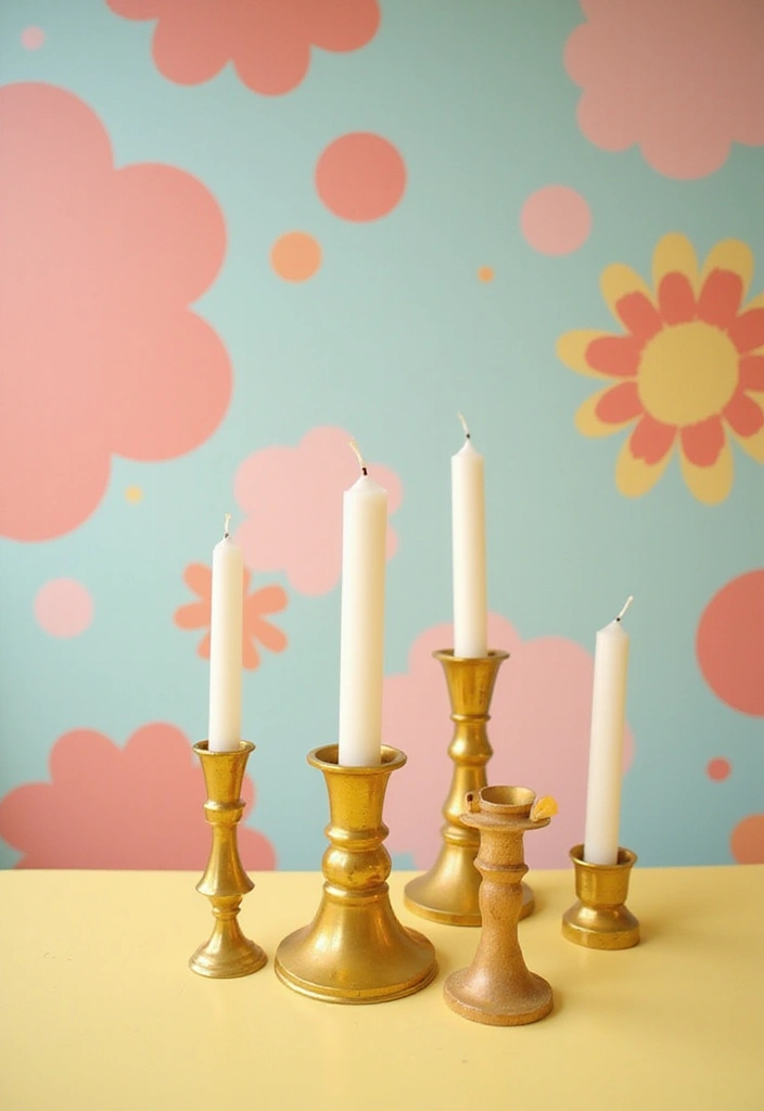 30 Gold Candle Holder Decor Ideas That Shine in Every Space 5 30 Gold Candle Holder Decor Ideas That Shine in Every Space - 5. Whimsical Gold Candle Holders for a Playful Touch