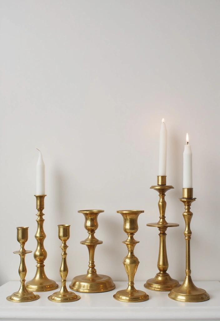 30 Gold Candle Holder Decor Ideas That Shine in Every Space 11 30 Gold Candle Holder Decor Ideas That Shine in Every Space - 9. Unique Candle Holder Styles for Personal Touch