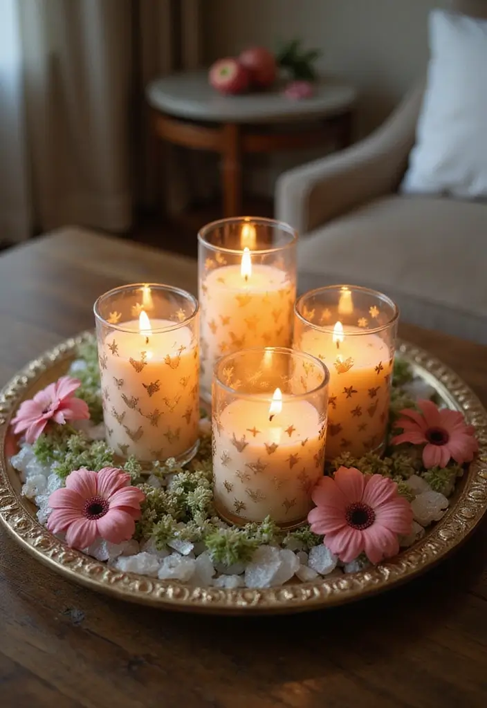 30+ Home Decor Ideas Featuring Star Candle Holders for Magical Nights 40 30+ Home Decor Ideas Featuring Star Candle Holders for Magical Nights - 18. Star Candle Holders in Groups