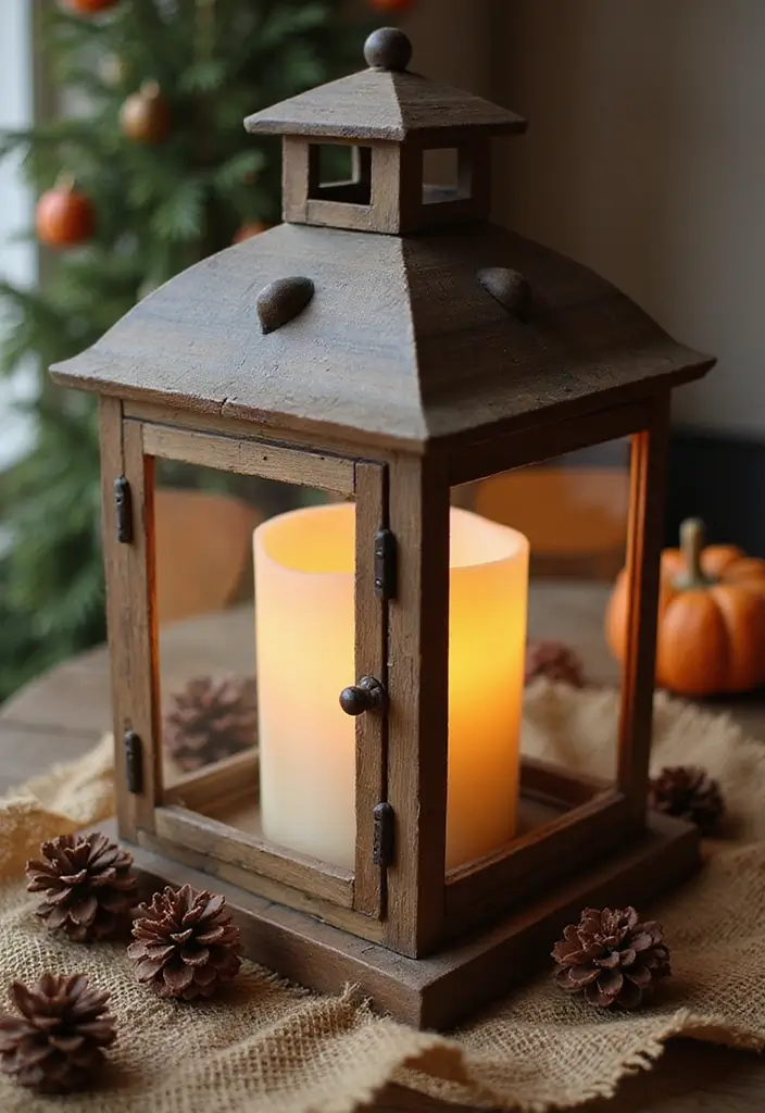 30+ Large Candle Holder Centerpiece Ideas That Wow Instantly 1 30+ Large Candle Holder Centerpiece Ideas That Wow Instantly - 1. Weathered Wooden Lanterns