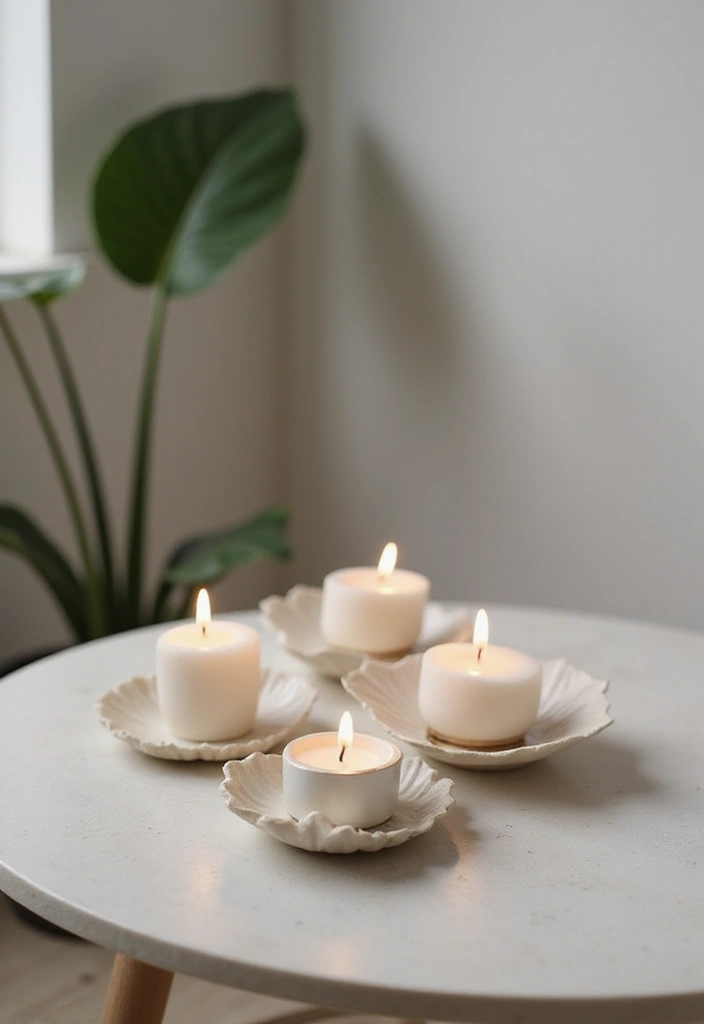 30 Metal Candle Stand Decor Ideas That Add Height and Drama 15 30 Metal Candle Stand Decor Ideas That Add Height and Drama - 7. Minimalist Lotus Candle Holders