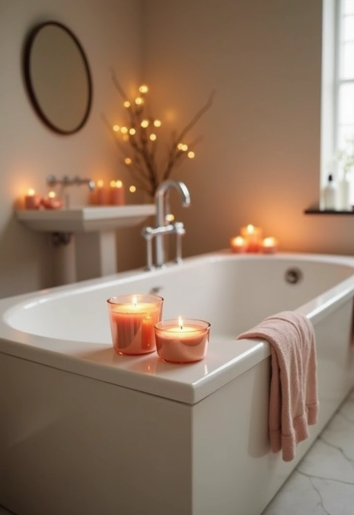 30 Rose Gold Candle Decor Ideas That Feel Modern and Feminine 88 30 Rose Gold Candle Decor Ideas That Feel Modern and Feminine - 24. Rose Gold Candle Accents in the Bathroom