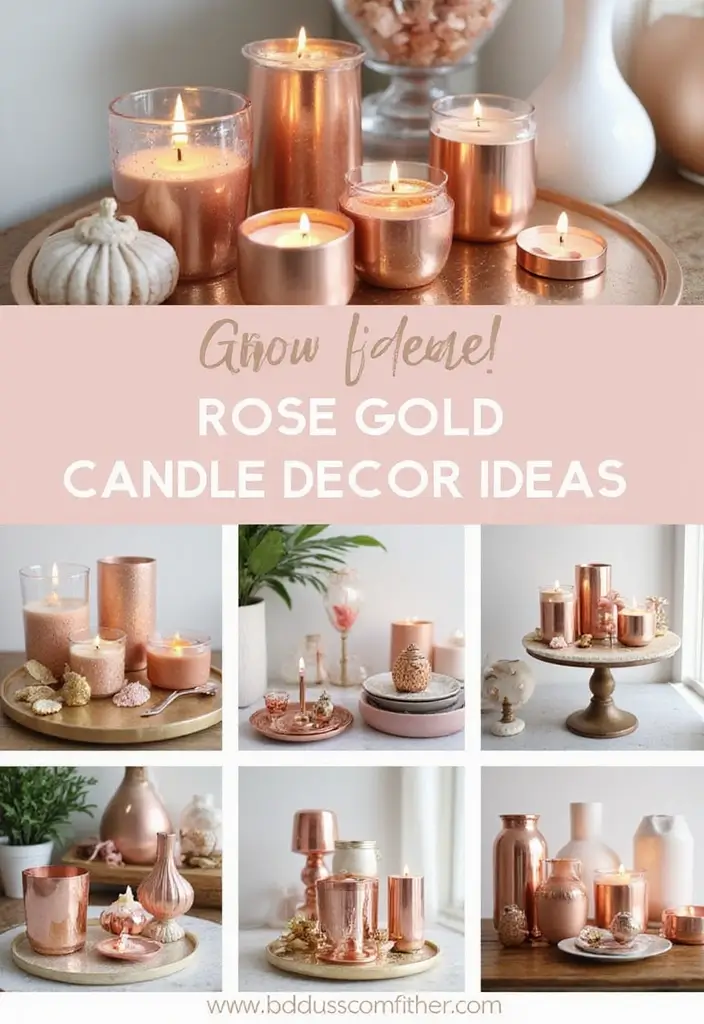 30 Rose Gold Candle Decor Ideas That Feel Modern and Feminine 129 30 Rose Gold Candle Decor Ideas That Feel Modern and Feminine - Conclusion